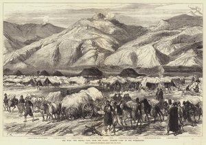Ovadan Savaş, Shipka Geçidi; Türk Kampı Ön Planda
